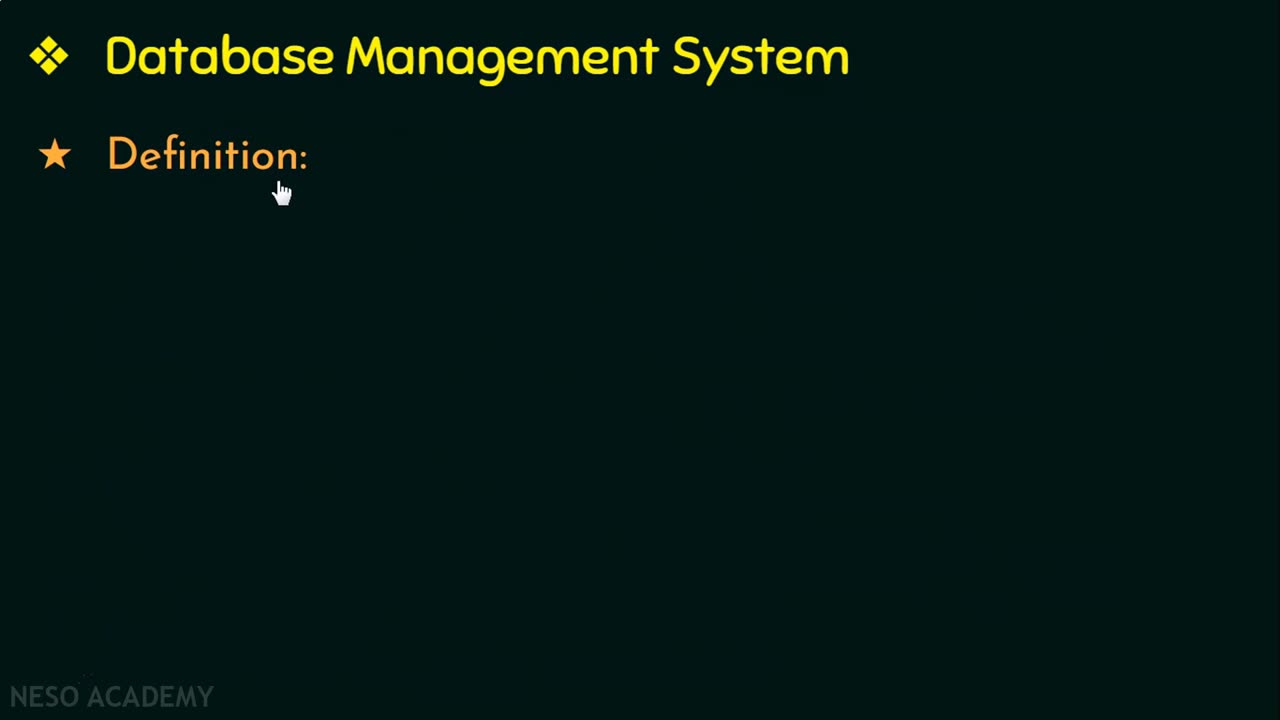 Introduction to Database Management System-Full HD