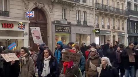 Manifestation Libere-Verite du 22 janvier Ambiance !