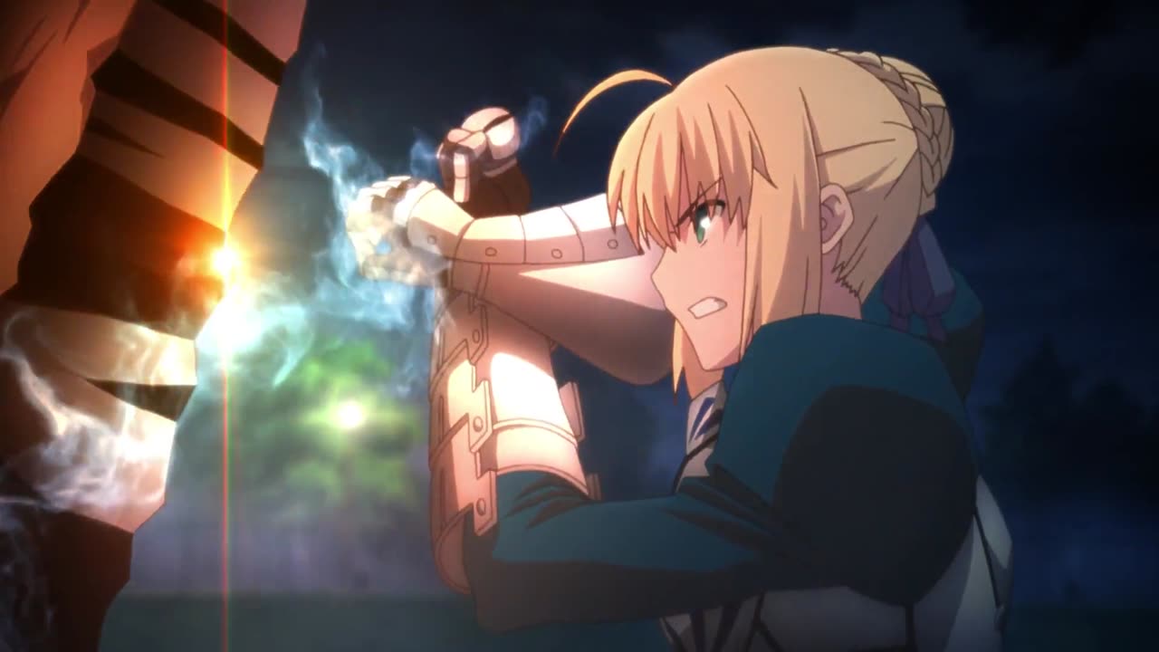 Saber & Archer vs Berserker | Fate/stay night: Unlimited Blade Works