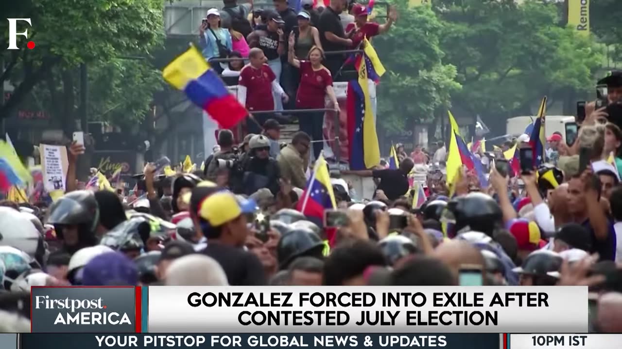 Venezuela: Opposition Leader Gonzalez Forced into Exile Amid Election Turmoil | Firstpost America