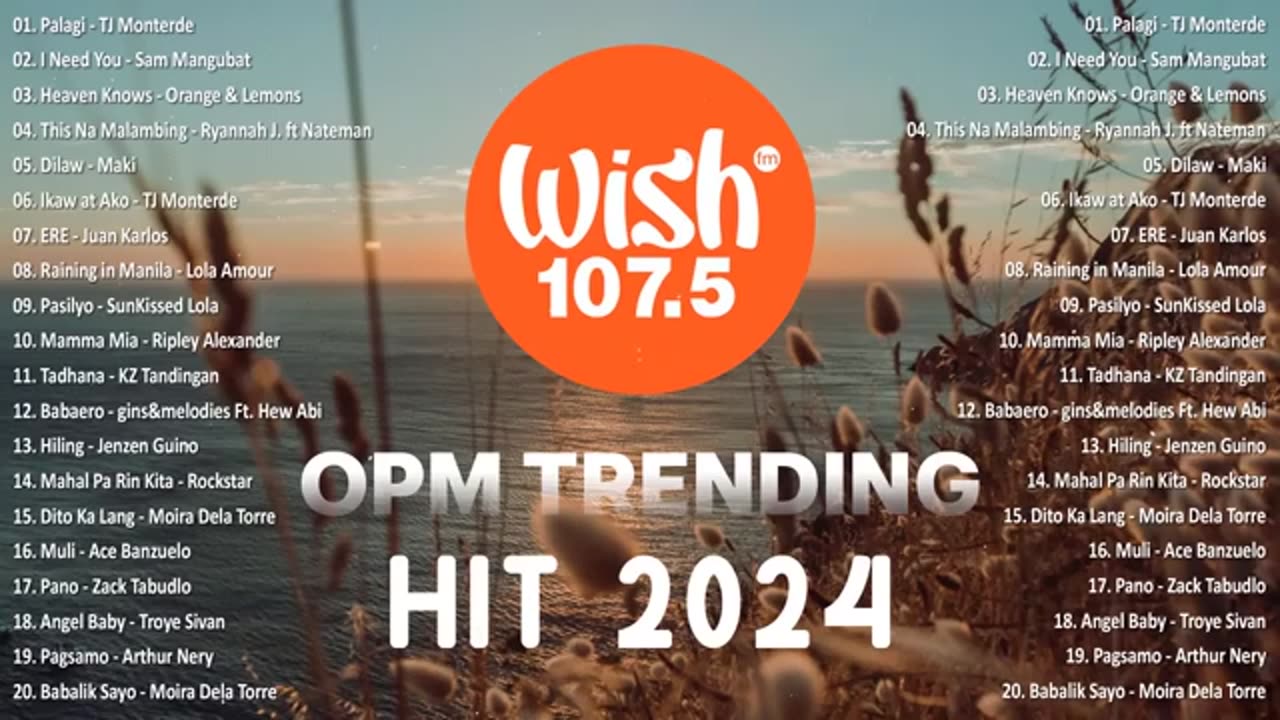 (Top 1 Viral) OPM Acoustic Love Songs 2024 Playlist 💗 Best Of Wish 107.5 Song Playlist 2024 #v9