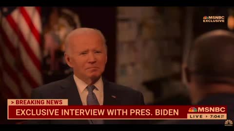 Joe Biden on MEGA MAGA republicans; THE INTERVIEWER IS SCARED