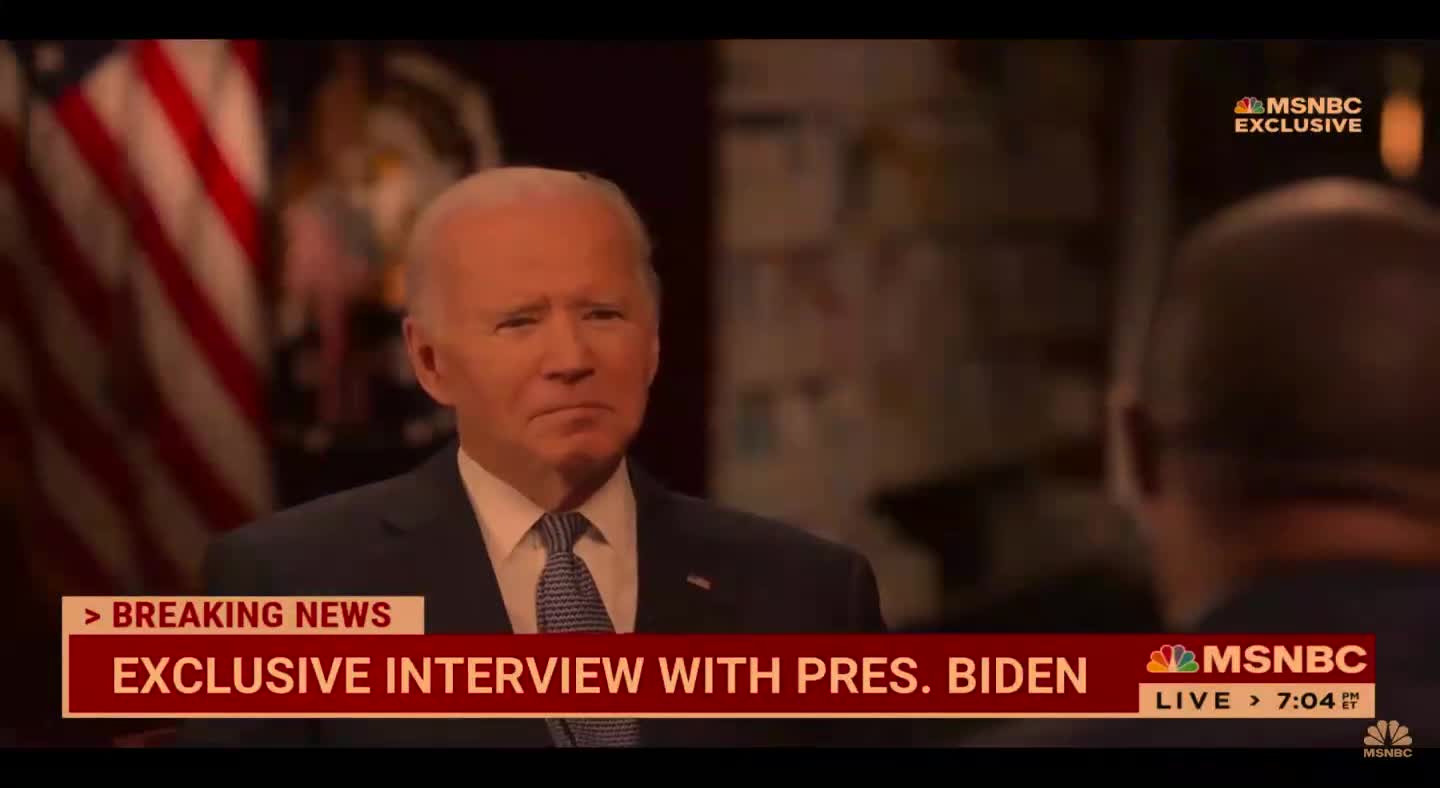 Joe Biden on MEGA MAGA republicans; THE INTERVIEWER IS SCARED