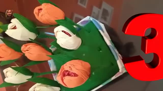 3 Lindos Regalos Diy,Flores rellenas con dulces