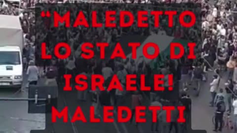 #Israel #Hamas Italy: anti-Semitic racial demonstrations are multiplying