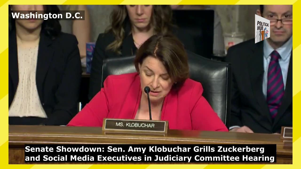 Klobuchar Grills Zuckerberg and Social Media Executives in Judiciary