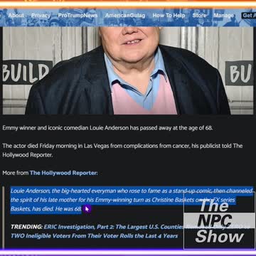 Louis Anderson Gone At 68