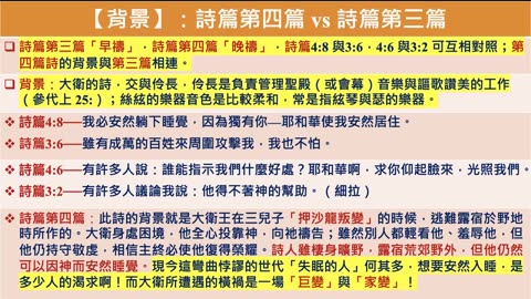 2023-02-17 新婦覺醒 • 生命建造——上帝使我安然居住（詩篇4）