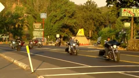 California bikers escort bullied special needs teen to school (1)