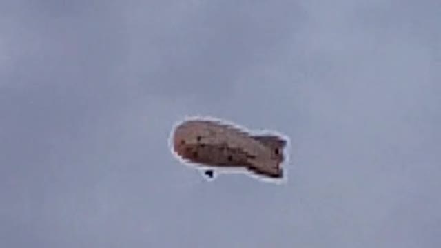 Airship in the sky