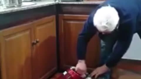 Who gave Grandpa the gummy?