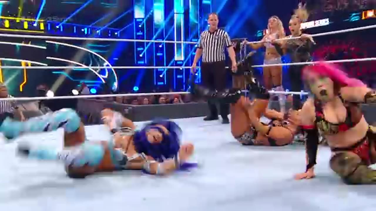 FULL MATCH -XNT V,Raw V, smack down Women survivor - series