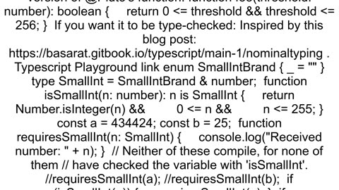 How to specify a minmax range for number in Typescript