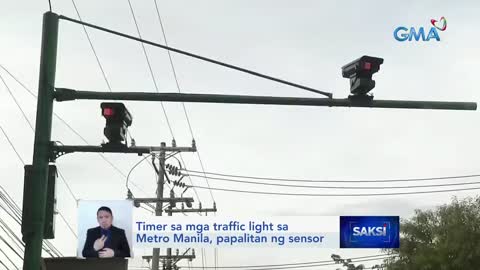 Timer sa mga traffic light sa Metro Manila, papalitan ng sensor | Saksi