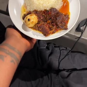 Rice and stew