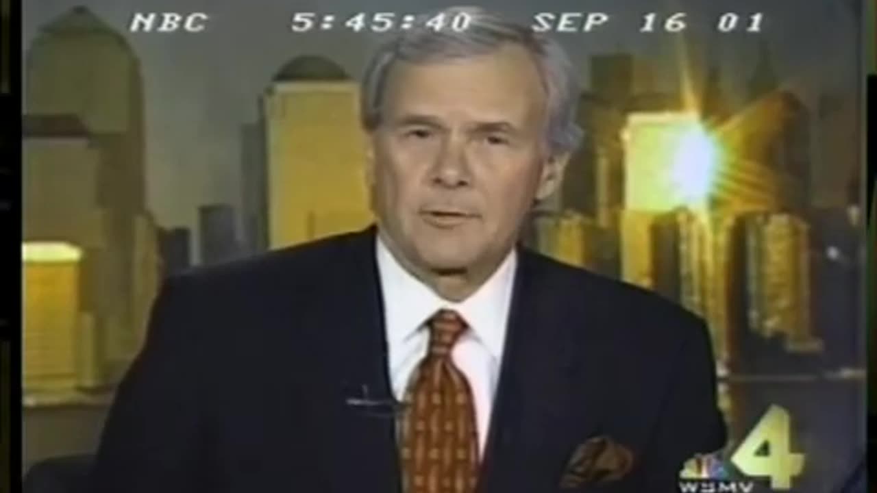 911 Dick Cheney On NBC Meet the Press With Tim Russert September 16, 2001