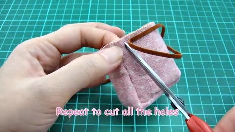 DIY Miniature Doll Accessories Mini Backpack School Bag - Functional - NO SEW!