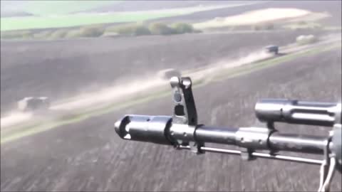 Slovak Mi-24 Towards The Ukraine Against Russian Mi-8 Main Workhorse Helicopter