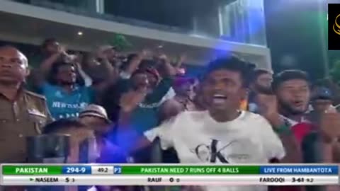 Pakistan vs Afghanistan last over drama.