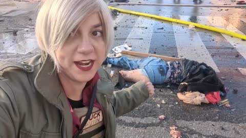 American journalist claimed she was not far from the place where Russian missiles hit