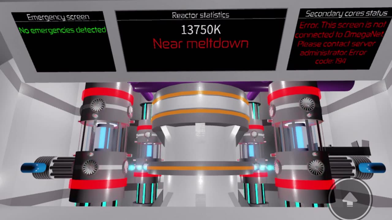 Stalburg Fusion Energy spaceship Omega [Reimagined] reactor meltdown