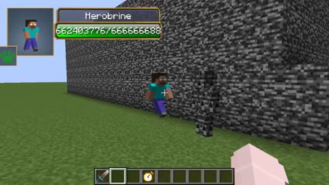 Herobrine vs Null all Сreepypasta mobs in minecraft part 85