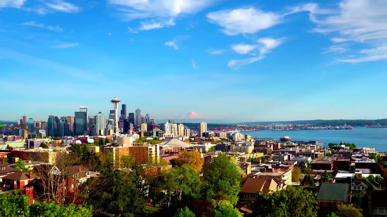 Washington in 8K ULTRA HD - DC vs Seattle, who is Beautiful ! (60 FPS)