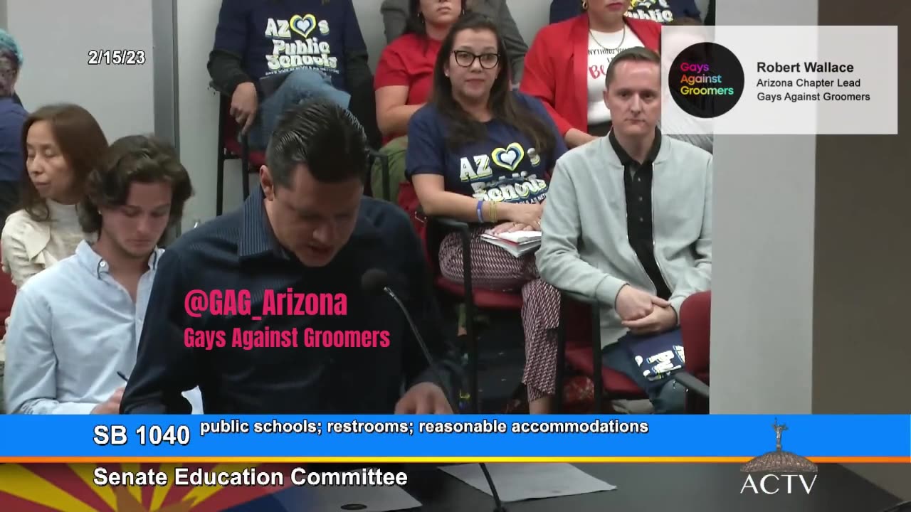 GAG Speaks At Education Senate Hearing in support of SB1040