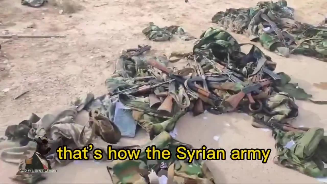 Russian soldier in Syria shows how the border with Iraq looks like!