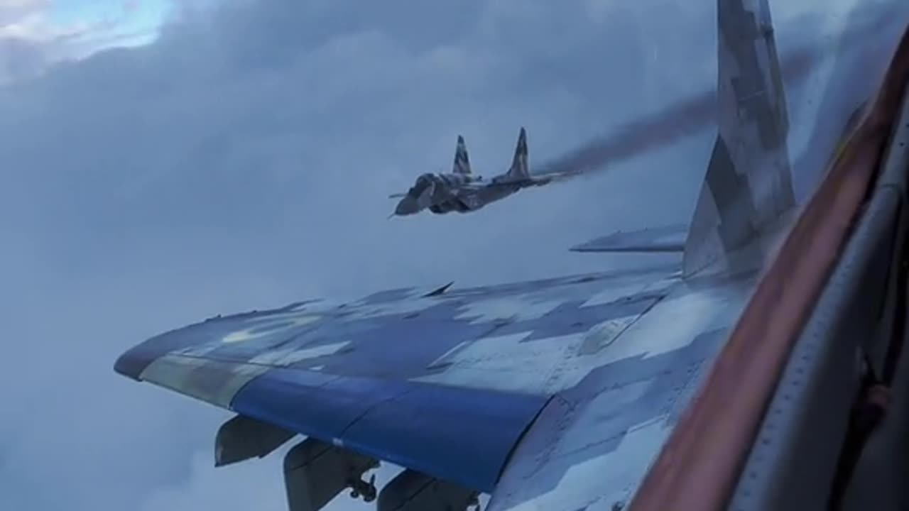 Footage from Ukrainian Mig29 Pilots 1