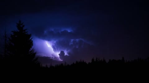 Heavy Thunderstorm Sounds Relaxing Rain, Thunder Lightning Ambience for Sleep