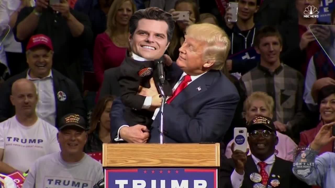 Trump and baby Gaetz