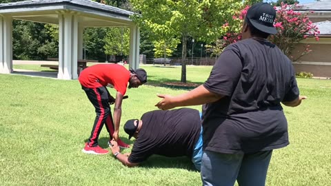 T-Style Isaac Kennedy gets assaulted by Taneal Kennedy at the Arkansas Welcome Center in Helena, AR