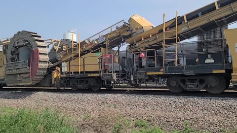 MOW VBS Stabilizer going by in Perham, MN