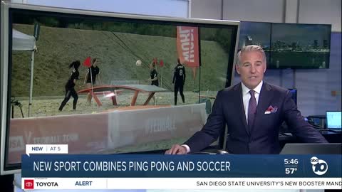 New sport combines ping pong and soccer