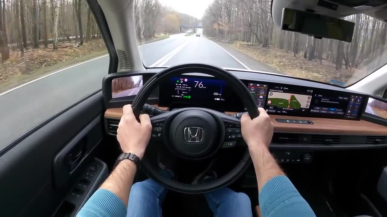 NEW Honda e (154HP) TOP SPEED, 0-100 | POV Test Drive