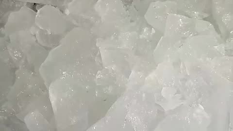 small ice flakes