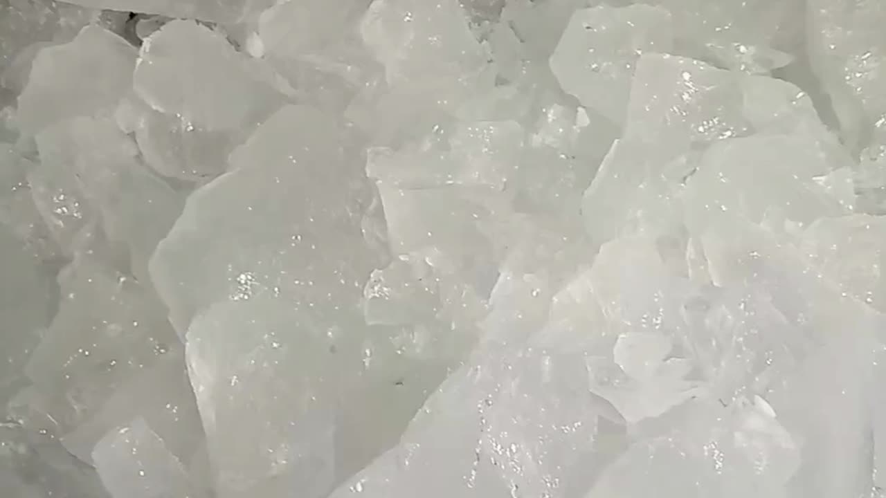 small ice flakes