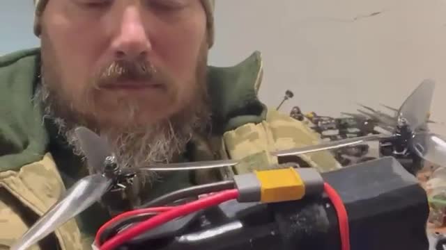 Video has appeared of the AFU preparing FPV drones, turning them into kamikaze drones