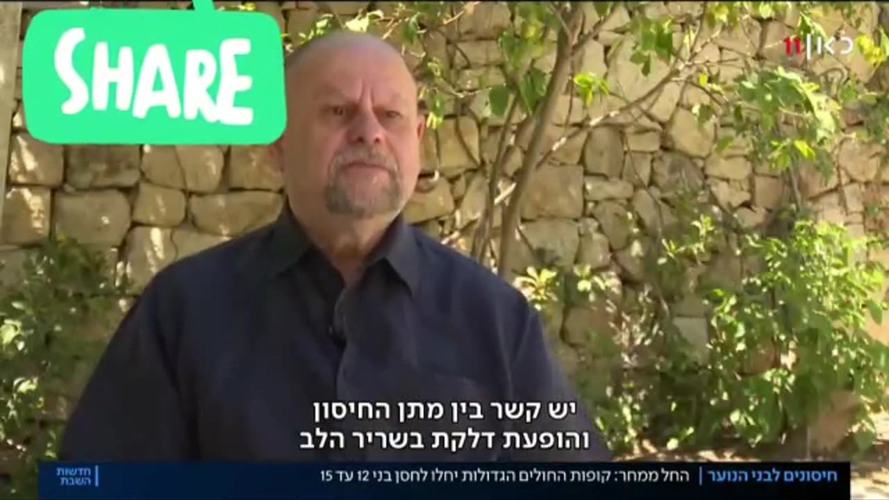 מתחילים לחסן בין 15-12 אפילו שידוע שהחיסון גורם לדלקת בלב