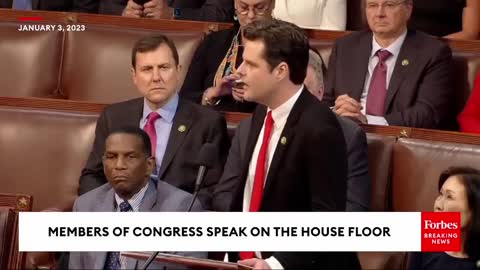 JUST IN: Matt Gaetz Roasts Kevin McCarthy to His Face, Nominates Jim Jordan For House Speaker