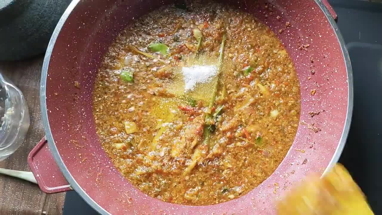 Talapia Hitam Tumis Cili Thai Style __ Tilapia Fish 🐟 __ Spicy Dish 🌶️