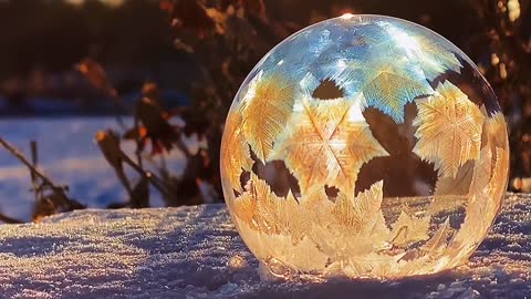 Is the bubble blowing out at minus 17 degrees Ice?