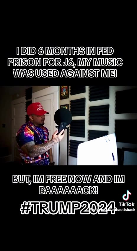 J6 Prisoner and Rapper Playboy the Beast Leaves Prison and Immediately Cuts New Pro-Trump Song
