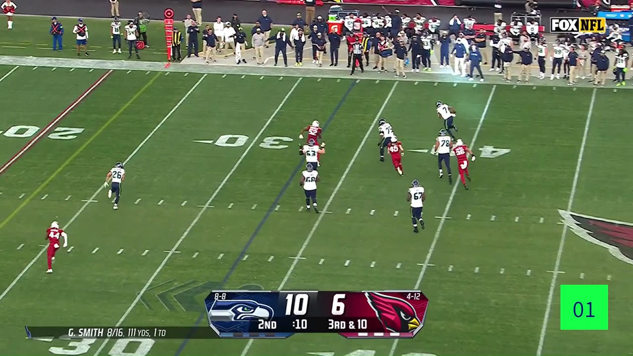 2023 Geno Smith Wk18 Rushing