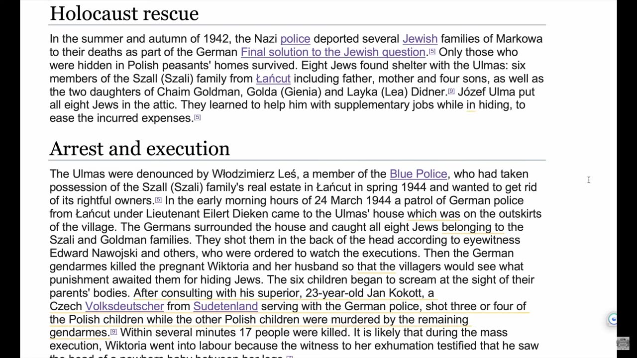 An unborn child is beatified-Polish family hides Jews from the Nazis and all are killed 6-09-23