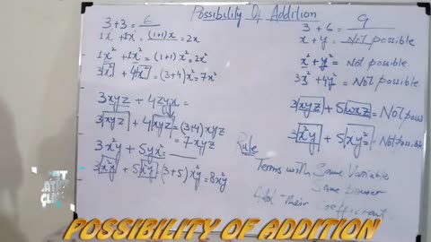 possibility of addition | possibility of subtraction | algebraic addition | math