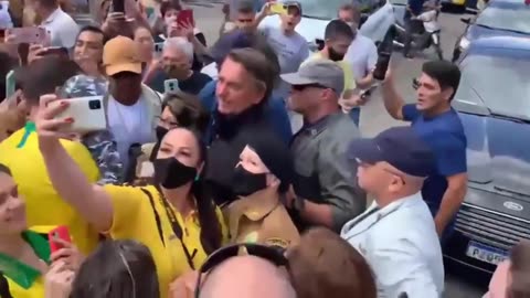 BOLSONARO FAZ PARADA NÃO PROGRAMADA EM PALMEIRA PARANÁ