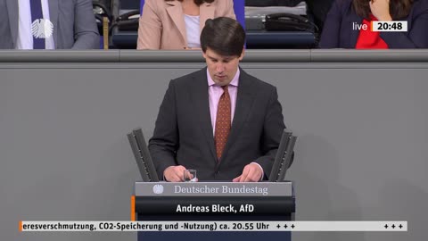 Andreas Bleck Rede vom 30.03.2023 - Meeresverschmutzung, CO2-Speicherung und -Nutzung