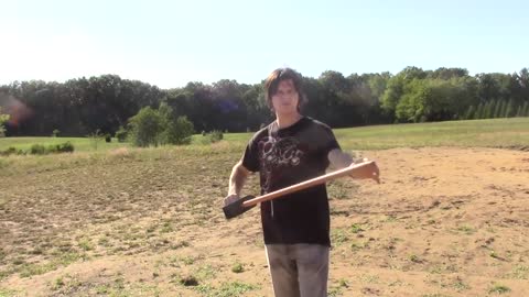 Making wooden Rapier 2/3